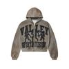 Y2K Camo Print Zip Hoodie Couples Streetwear Loose Fit Long Sleeve Casual