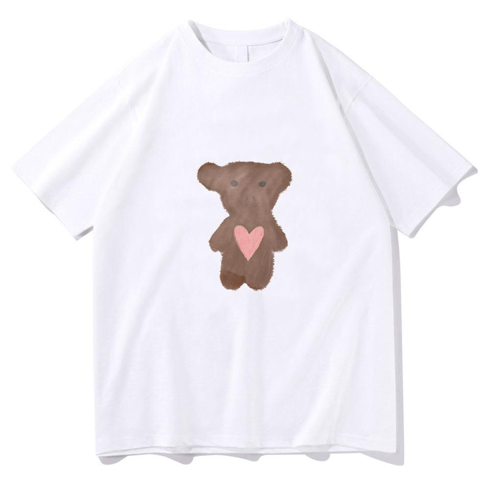 Beabadoobee T-shirt Funko Pop Grunge O-neck Tee-shirt Cartoon Print Cotton Spring Short Sleeve Tshirts Ropa Mujer Casual Clothes