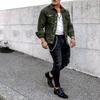 Men's 2023 Autumn/Winter Slim Fit Multi-Pocket Workwear Jacket