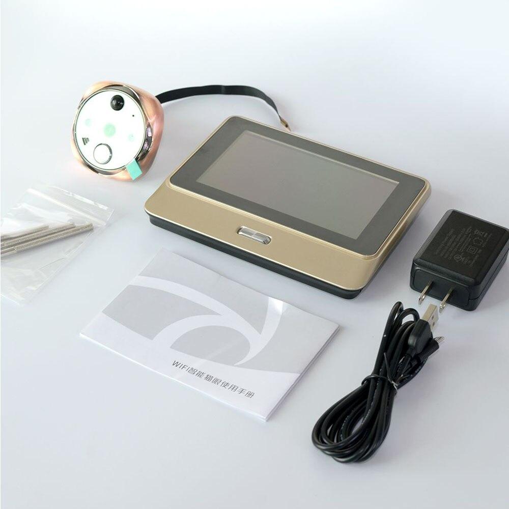 Sonnette numérique caméra détection de mouvement enregistrement judas électronique porte caméra capteur de visualisation sonnette