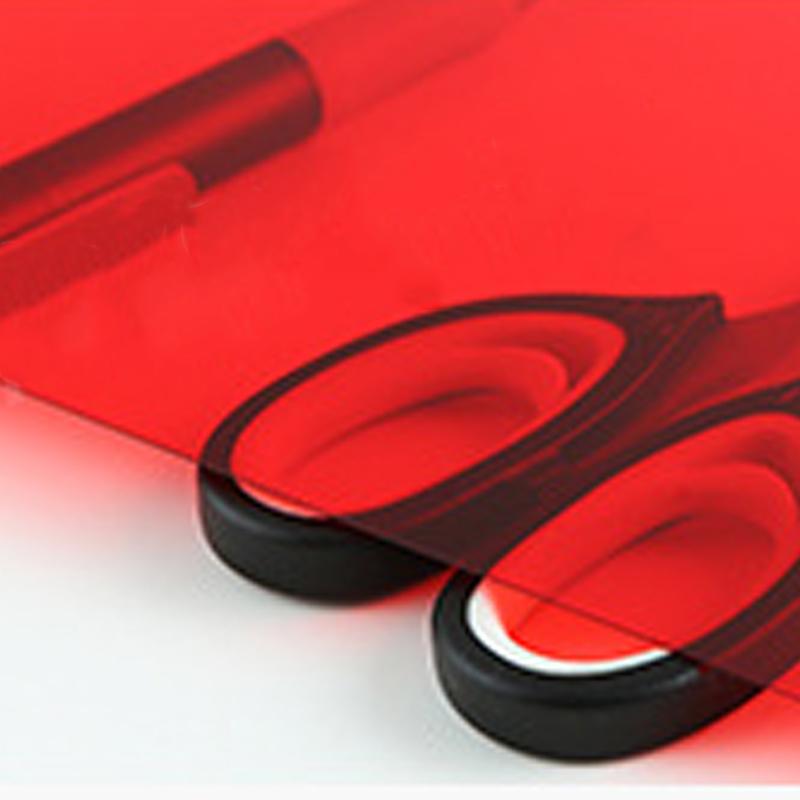 

DIY Transparent PVC Sheet A4 Clear Film Plastic Light Filter Gel Colored Cellophane Decorative Transparent Film Plastic Paper червоний