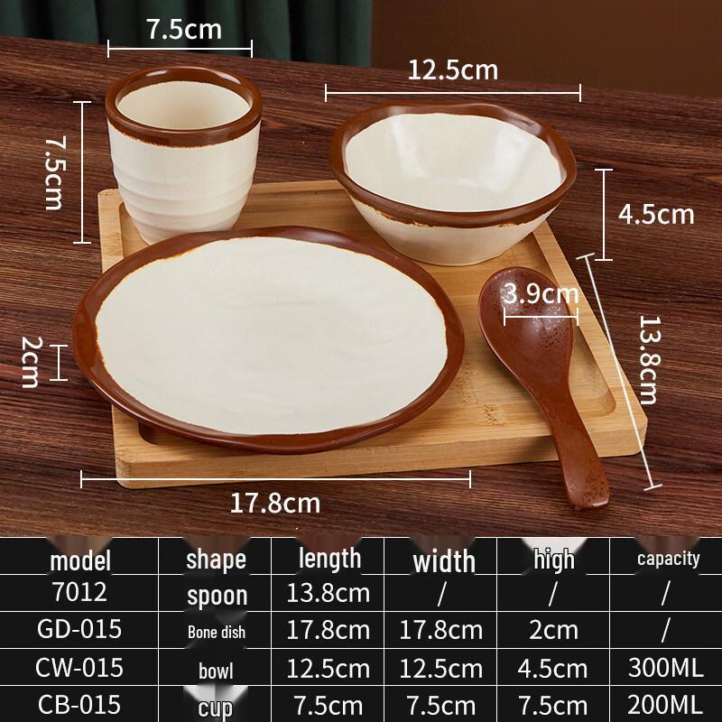 

Commercial Melamine Tableware Set
