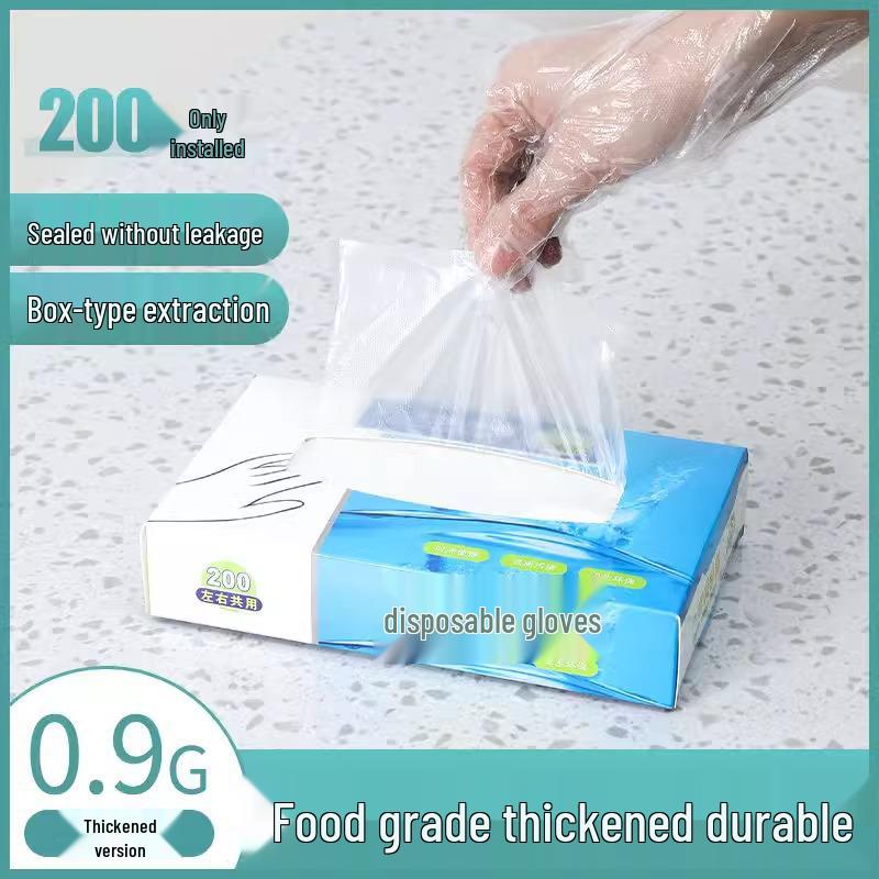 Thickened Food-Grade Disposable Plastic Gloves for Catering and Lobster Handling