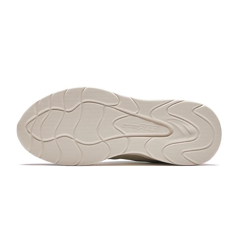 Anta Simple Comfortable Non-Slip Wear-Resistant Low-Top Casual Shoes Women Sneakers Light-Gray 922438808-6