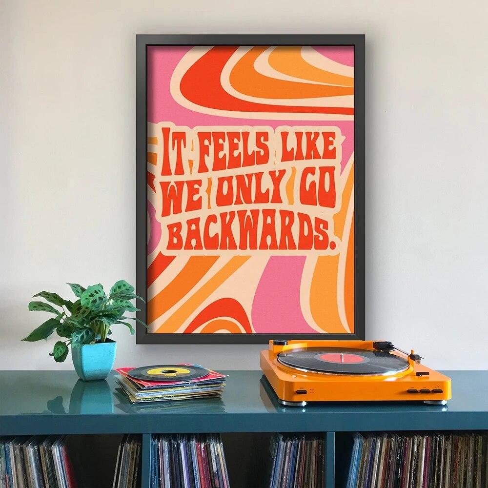 Tame Impala Abstract Poster Music Song Lyrics Art Print Aesthetic Retro Canvas Painting Modern Wall Picture Bedroom Home Decor