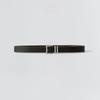 Modern Square Leather Belt_Brown