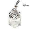Hanging Empty Car Perfume Bottle Empty Glass Bottles Essential Oils Diffuser Fragrance Air Freshener Auto Ornament Home Decor