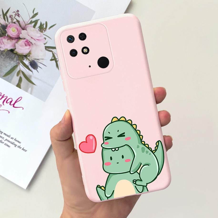 For Redmi 10C Case For Xiaomi Redmi 10 Power Cover Fashion Flower Slim Soft Silicone Phone Cases For Xiaomi Redmi 10C 10 C Funda
