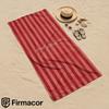 Red & Blush Stripe English Phrase Soft Portable Travel Towel Unisex Ultra Lightweight Oversized Sand Free Quick Dry Beach Towel