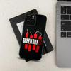 G-Green Day Band Phone Case For iPhone 16,15,14,13,12,11,Pro,X,XS,Max,XR,Plus,Mini Soft Black Cover