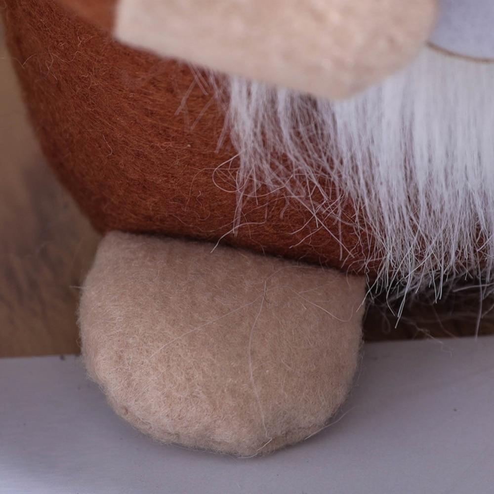 Håndlaget Rudolf-figur Kjøkkensjef Nisser Tomte Jul Husholdningspynt