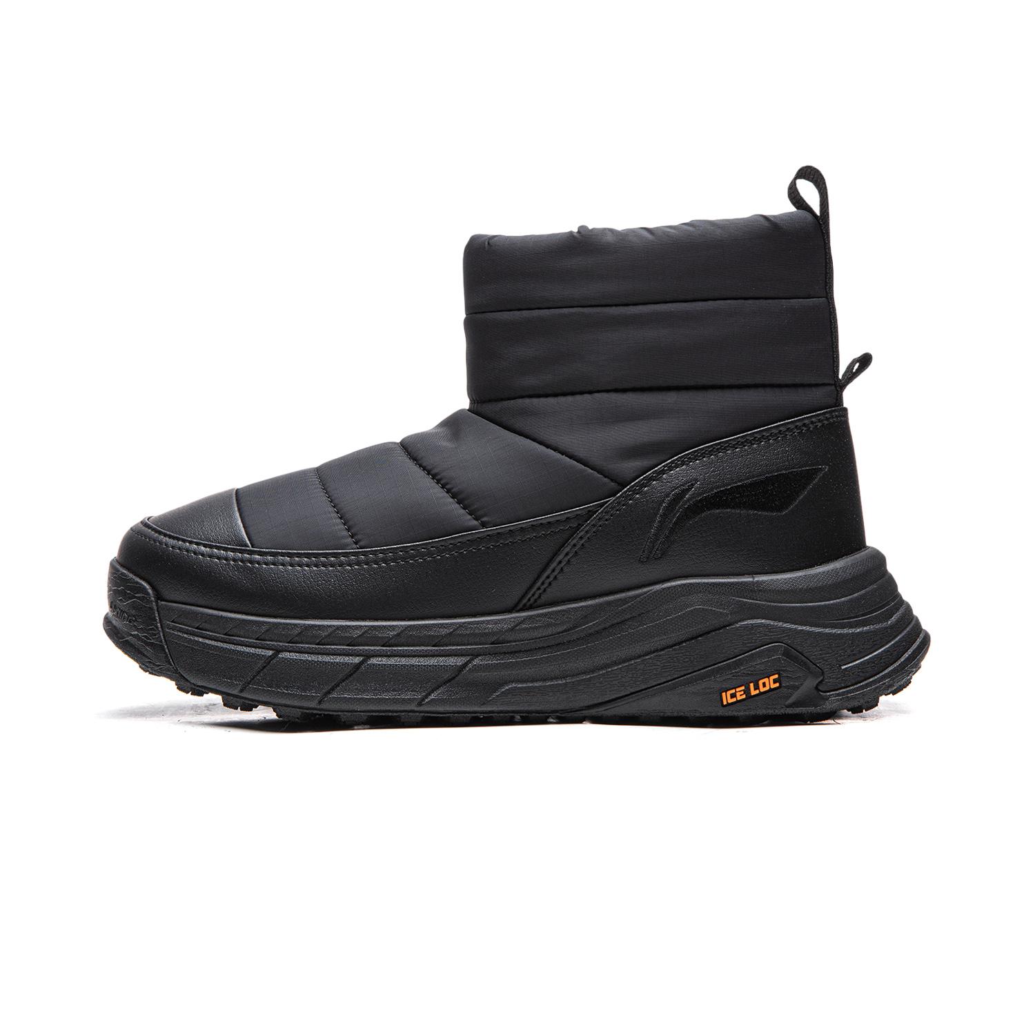 LiNing Zengrong Lite Износостойкие Амортизирующие Нескользящие Модные Ретро Короткие Снежные Сапоги Женские Сапоги Черные AGLV286-2 40 5540₽