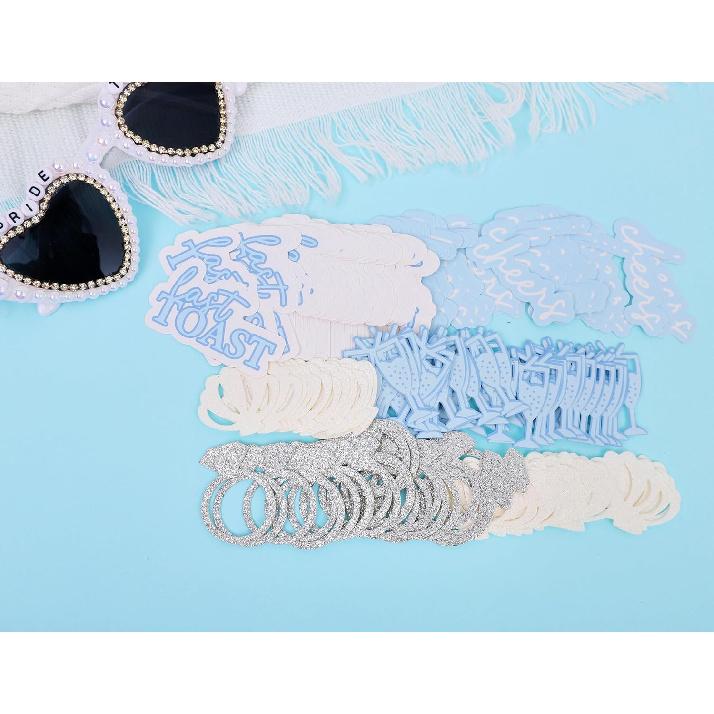 200psc Last Toast On the Coast Confetti - Last Toast Bachelorette Party Decorations, Ocean Bridal Shower Confetti, Beach and Coastal Bachelorette