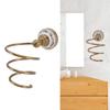 Brass Hair Dryer Holder Antique Retro Style Blow Dryer Rack  Bathroom Salon Barber Shop