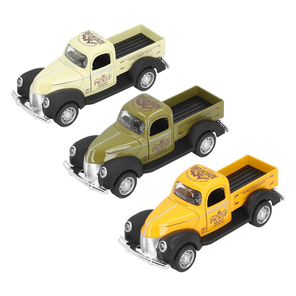 1:32 Scale Alloy Truck Model Toy Diecast Pull Back Ornament Vintage Car Replica Truck Toy for Childr