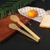 Edelstahl Gold Lebensmittelzange Hitzebeständig Rutschfest Mehrere Stile Für Küche Backen Servieren Grillen Abendessen
