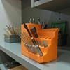 20/25/50/100Holes Screwdriver Bit Storage Tool Plastic Save Space Hexagonal Screwdriver Storage Rack Hex Bit Holder Organizer
