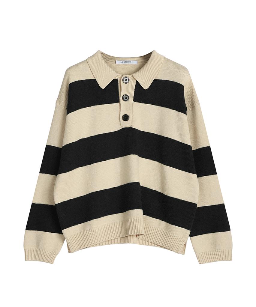 AVANDRESS Rugby Striped Knit - 3Col