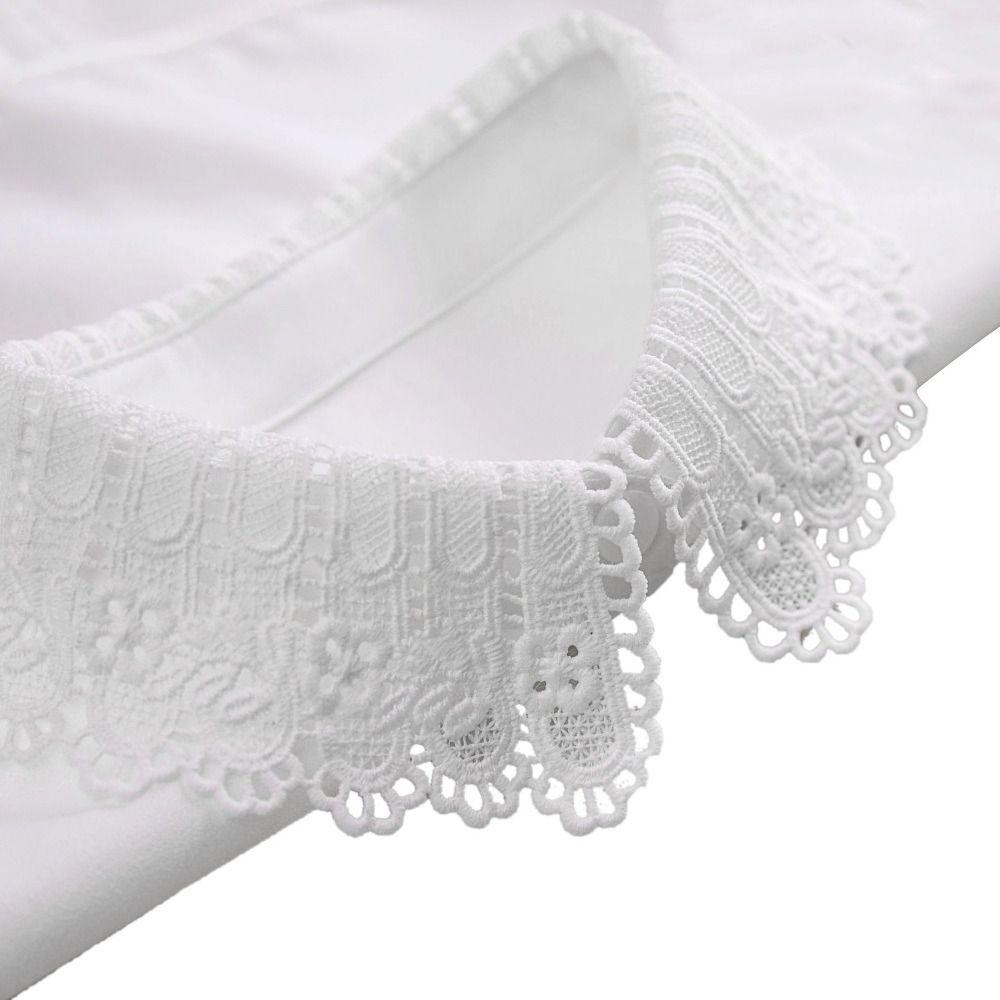 Detachable False Collar White Black Lapel Half Shirt Clothes Accessory Shawl Wrap  Women Girls