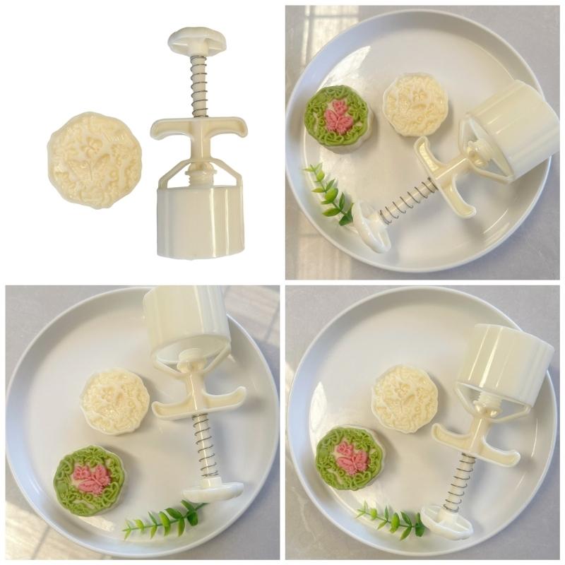 Traditional Mooncakes Maker Practical Mooncakes Molds 75g Practical Treat Baking Stamp for Family Baking Fun