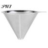 Drip Coffee Filter 304 Stainless Steel Double Layer Fine Mesh Paperless Reusable Food Grade Pour Over Dripper Cone Strainer Funnel Maker Accessories