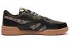 Li Ning Deluxe Low Leather Slip Resistant, Abrasion Resistant, Lightweight Low top Skateboard Shoes Women's Black AZGS046-3