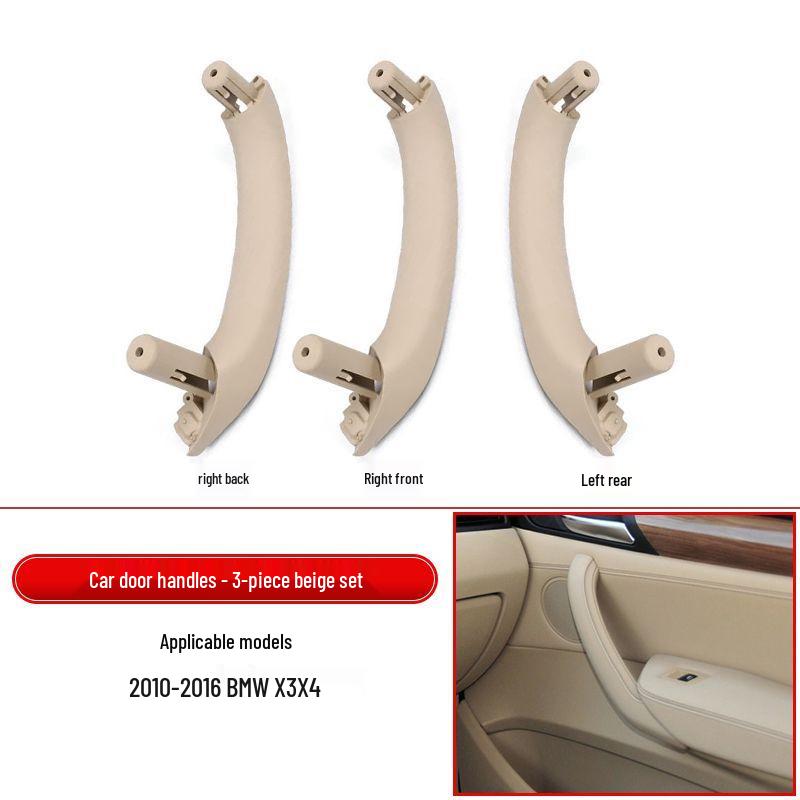 Enhanced BMW X3 Door Handle Inner Cover & X4 Armrest Storage Box with Improved Material & Non-Sticky Finish.