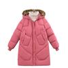 Girls Winter Wear Middle And Older Children Girls In The Long Section Of The Thickened Paragraph Down Cotton Jacket Girls Cotton Clothes
