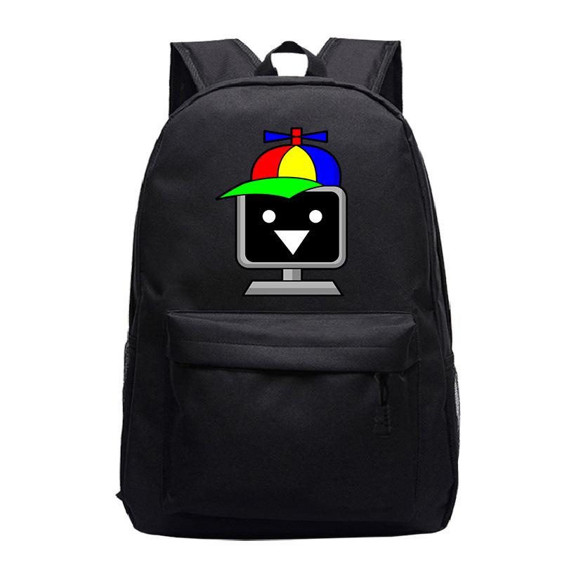 Rhythm Box Fun Printed Backpack Light College Style Fashion Primary And Secondary School School Bag