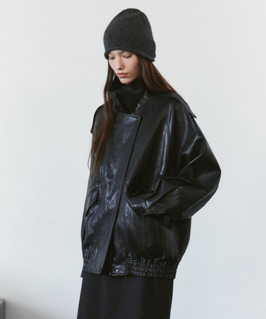 SIYAZU Siot4208 Edit Leather Jacket_Black