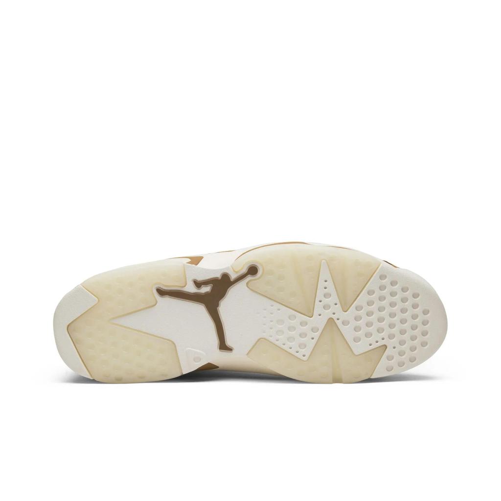 Air Jordan 6 Retro 'Wheat' (Uniseks) Golden Harvest / Sail-Golden Harvest Vintage Basketbalschoenen 384664 705