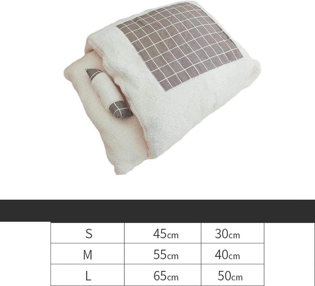 RUUVIJP Cat Cat Cat Sleeping Includes Japanese Pet Futon Japanese Style Pet Cat For Brushed Cold For Small Dogs and Cats House, Bed, Bag, Thermal/Cold