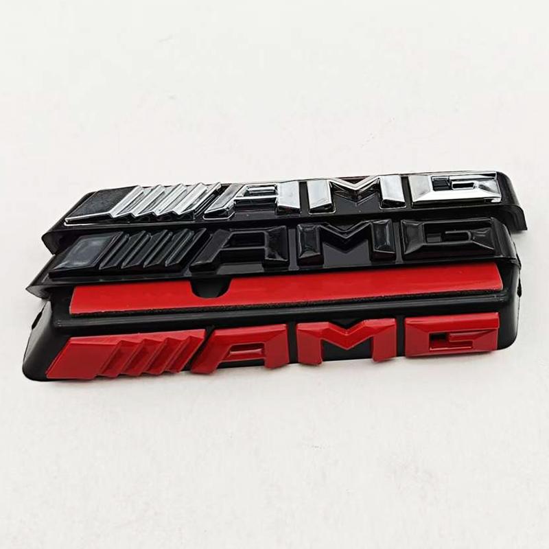 1ks 3D ABS Přední mřížka kapoty emblém nálepka odznak dekál styling pro Mercedes Benz AMG Auto doplňky