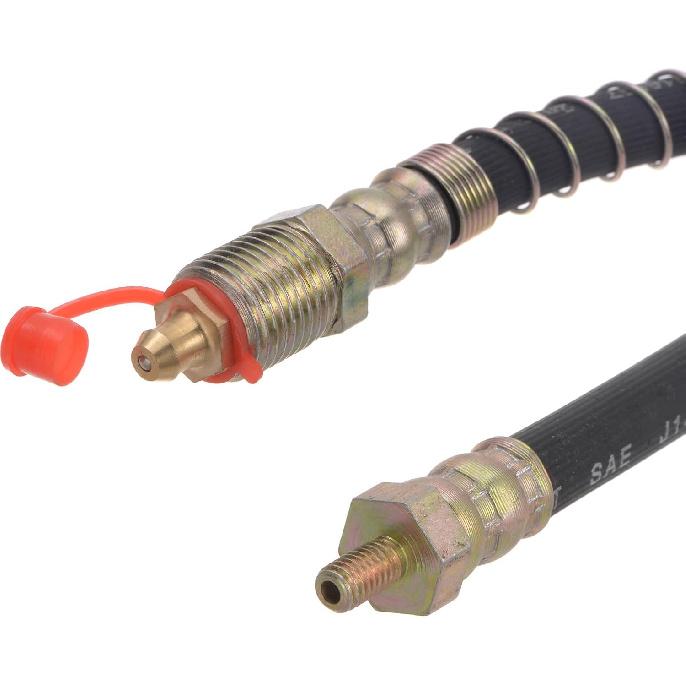 HARFINGTON M6x1mm Thread 11.81" Length Flexible Extension Grease Hose with Fixing Hex Screw Nut for Grease Gun Lubrication