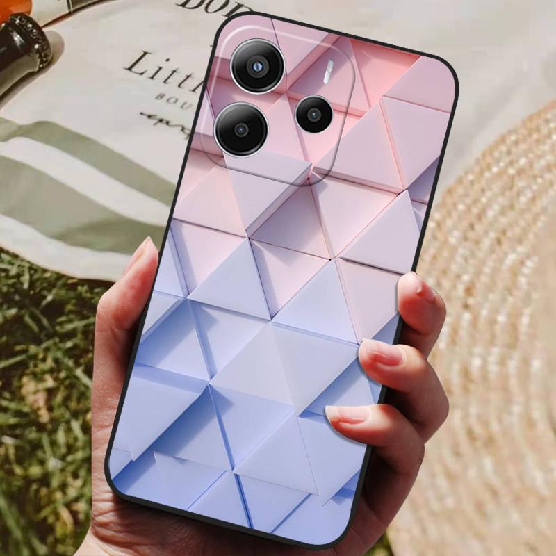 For Xiaomi Redmi Note 14 5G Case Luxury Painted Phone Silicon Back Cover For Redmi Note 14 5G Global 2025 Cases Protective Shell