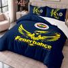 Fenerbahce 3Pcs Bedding Set Duvet Cover With Two Pillowcases For Bedroom Home Decoration