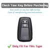 Fashion Shockproof Soft TPU Car Remote Key Case Cover for Toyota Prius Camry Corolla C-HR RAV4 Land Cruiser Prado Keychain  Ring
