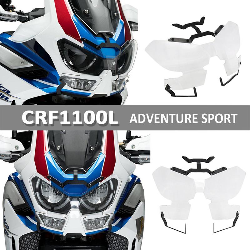 Motorcycle Headlight Guard Head Light Acrylic Cover CRF1100L