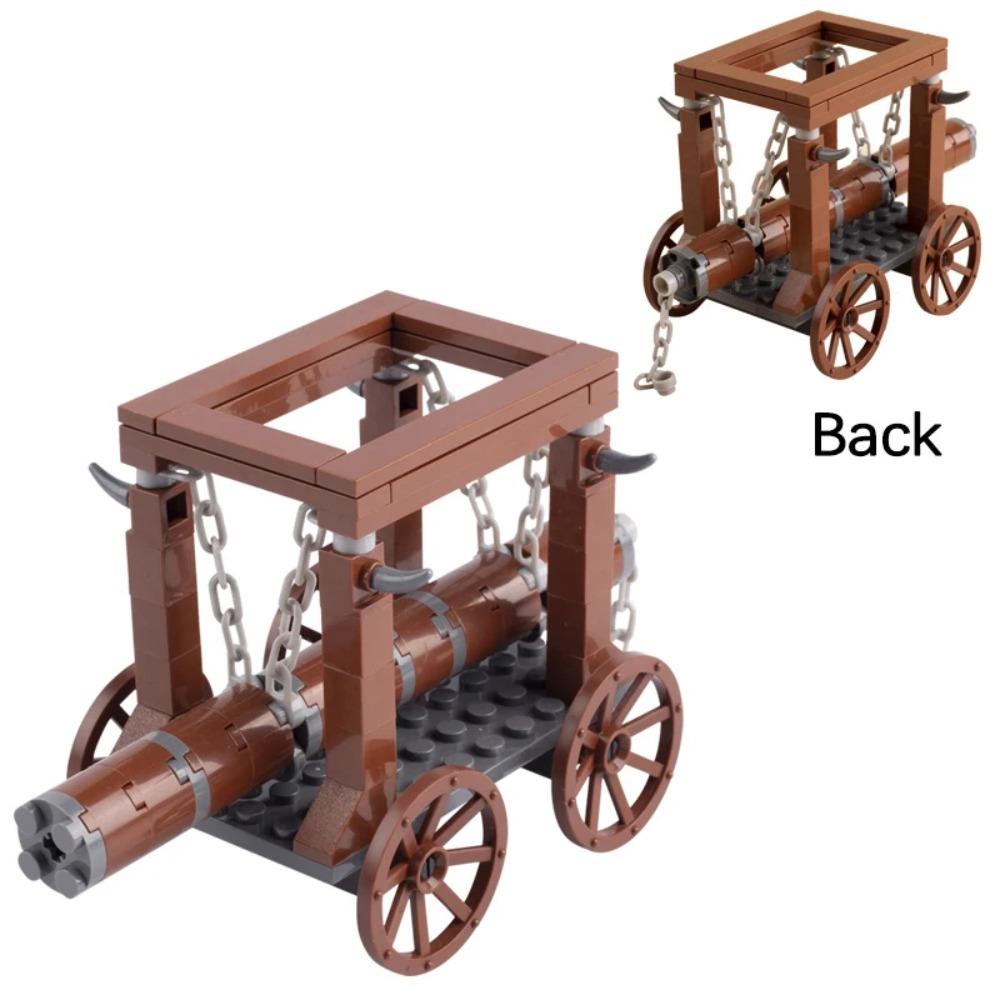 MOC Siege Model Crossbow Model Medieval Weapons Building Block Chariots Siege Engines Bricks Parts Accessories DIY Gifts