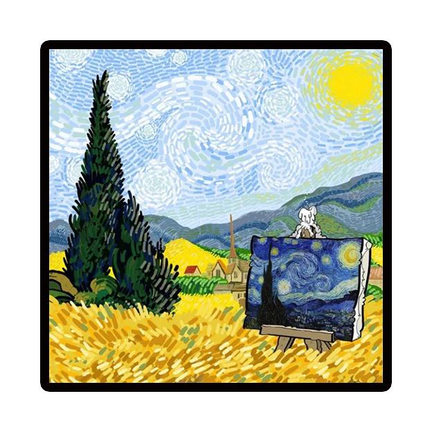 Starry Night by Vincent Van Gogh Famous Artist Art Posters and Prints Abstract Wall Picture Canvas Oil Painting Home Decoration