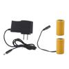 3V LR14 C Dummy Battery C Size Battery Eliminators Cable Replace 2Pcs 1.5V C Batteries for LED Light Electronic Toy