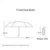 Lightweight Polka Dot Folding Umbrella Compact Portable Travel Outdoor Umbrella  Daily Use