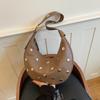 Rivet Crescent Armpit Bag Shoulder Women's Bag