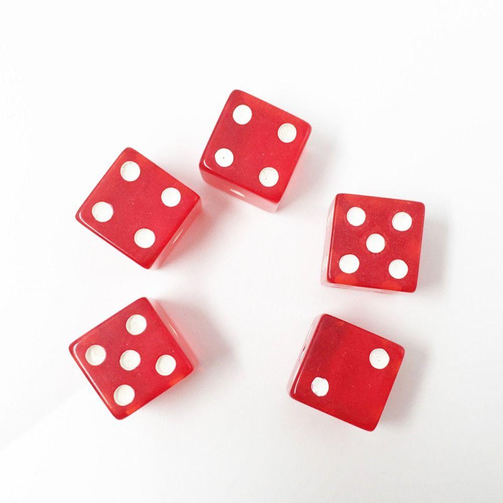 Games Razor Edges Desktop Game D6 Craps Transparent Dice 6 Sided Dice Square Point Dice D6 Dice