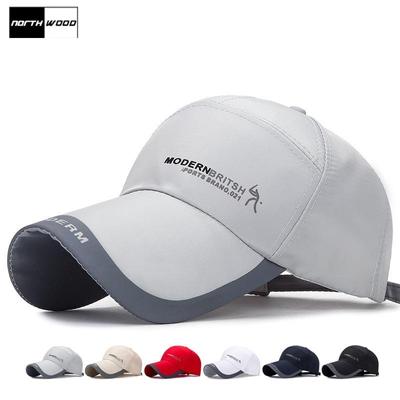 Long Brim Summer Baseball Cap for Men Women Sun Visor Hat Quick Drying Dad Hat Trucker Cap