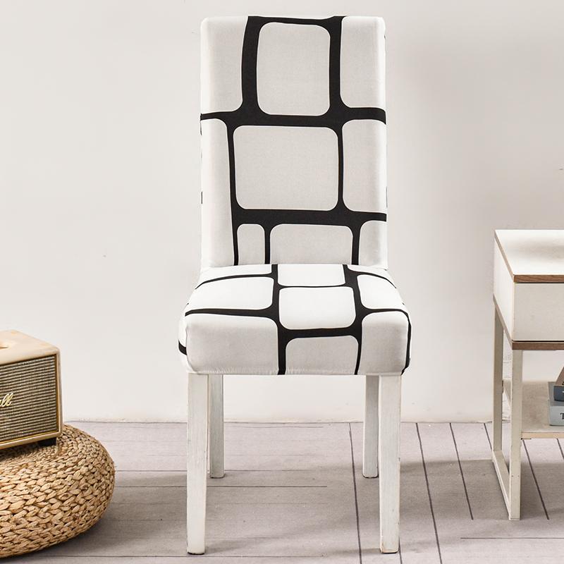 

Чехол для стула для столовой, устойчивый к загрязнениям, чехол для сиденья стула для гостиной, свадьбы, кухни, отеля, церемонии, банкета, офиса, съемный Universal