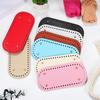 8 Colors Handmade Oval Long Bottom Webbing for Crochet Bags Rectangle Round Bottom Diy Crochet Bag Bottom Long For Knitted Bag