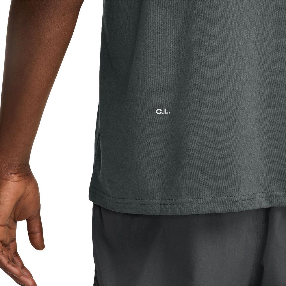 Nike Nocta Collaboration Logo Crewneck Casual Short-Sleeve T-Shirt Unisex Gray