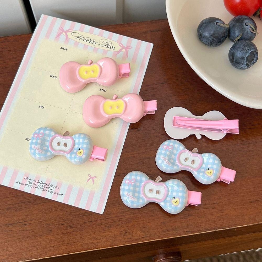 Bowknot Bow Hair Clip Cartoon Girl's Hair Clip New Duckbill Hair Clip for Girls Daily Hair Styling