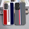Luxury Sports Line Cool Stripe Soft Phone Case for Samsung A17 A16 A15 A14 A13 A57 A56 A55 A54 A53 A37 A36 A35 A34 A33 A26 A25 A